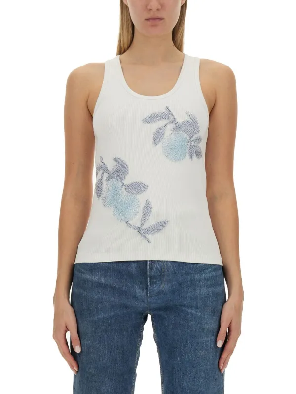 EMBROIDERED COTTON TOP sold by Lord & Taylor
