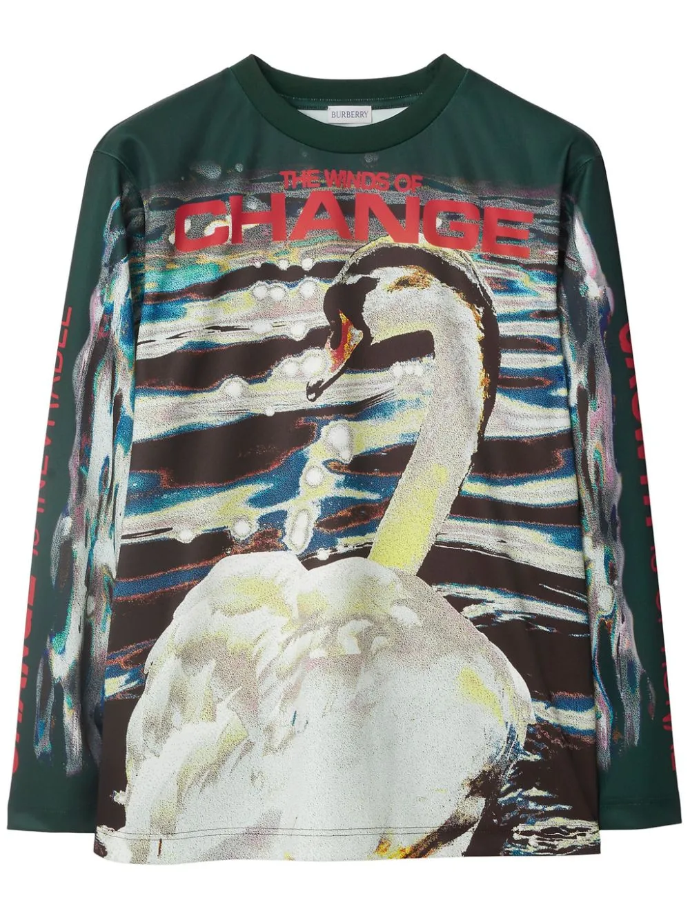 SWAN PRINT SWEATER sold by Lord & Taylor