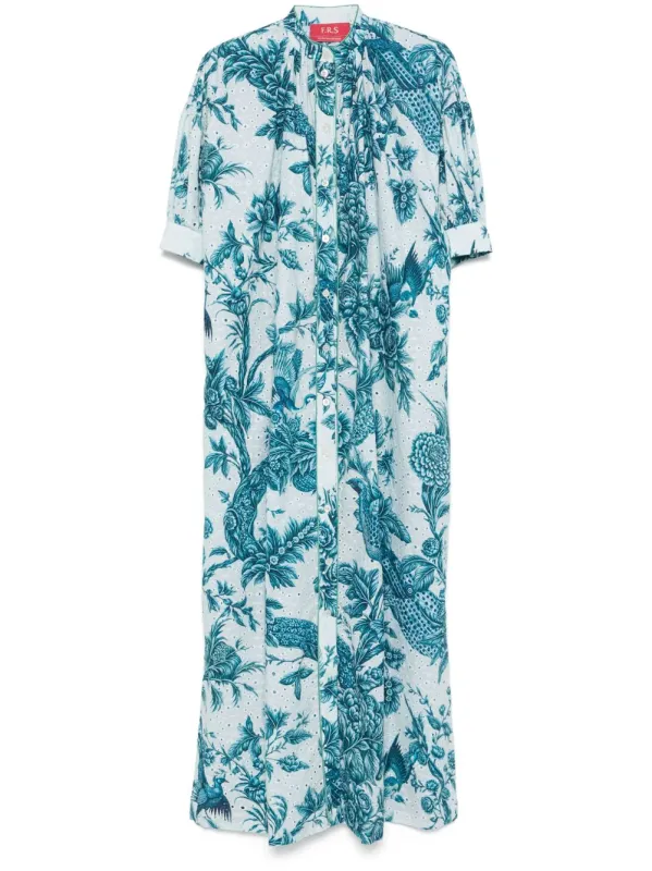 PRINTED COTTON MAXI DRESS sold by Lord & Taylor