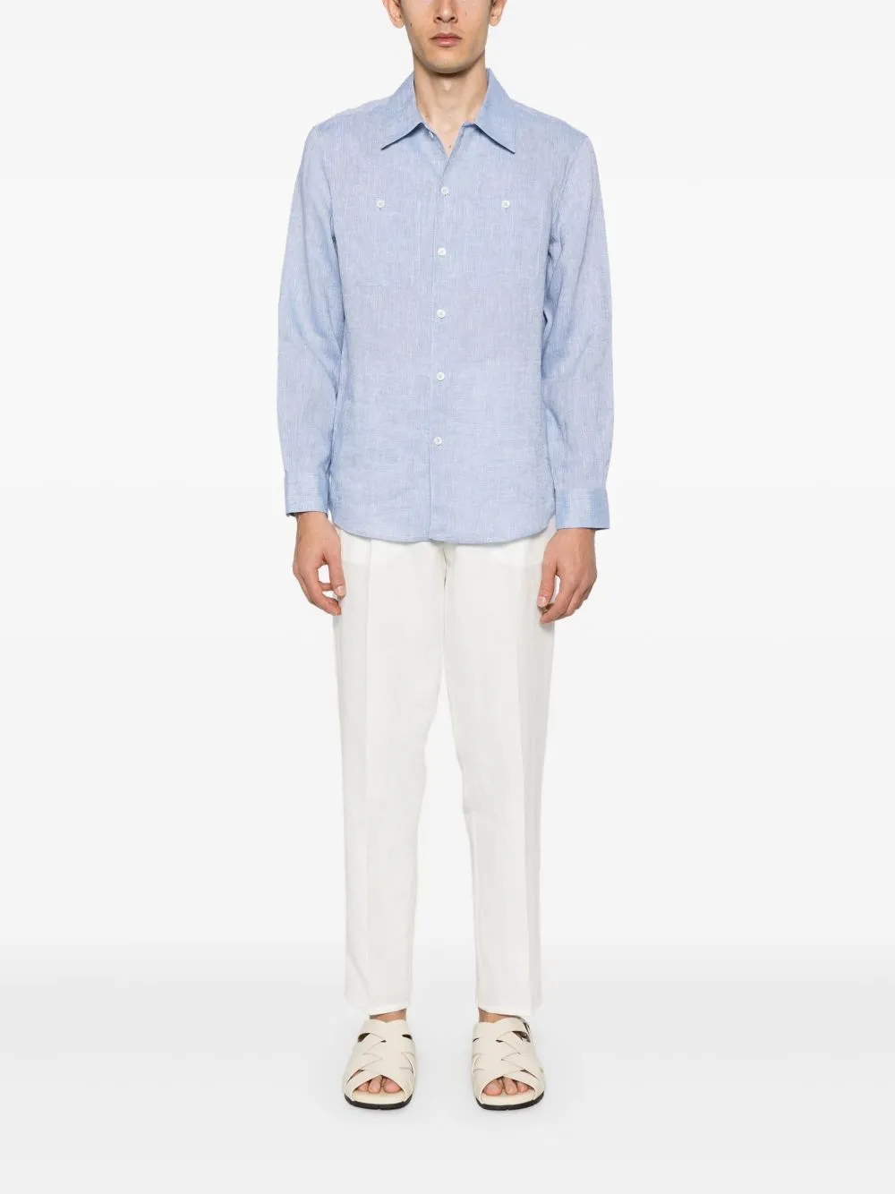 LINEN SHIRT sold by Lord & Taylor product image thumbnail 4