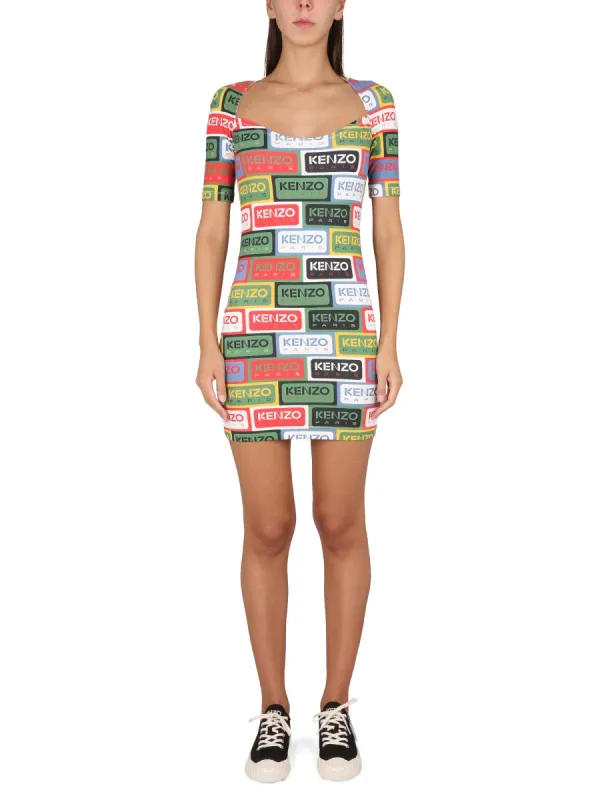 BODYCON DRESS KENZO LABELS sold by Lord & Taylor