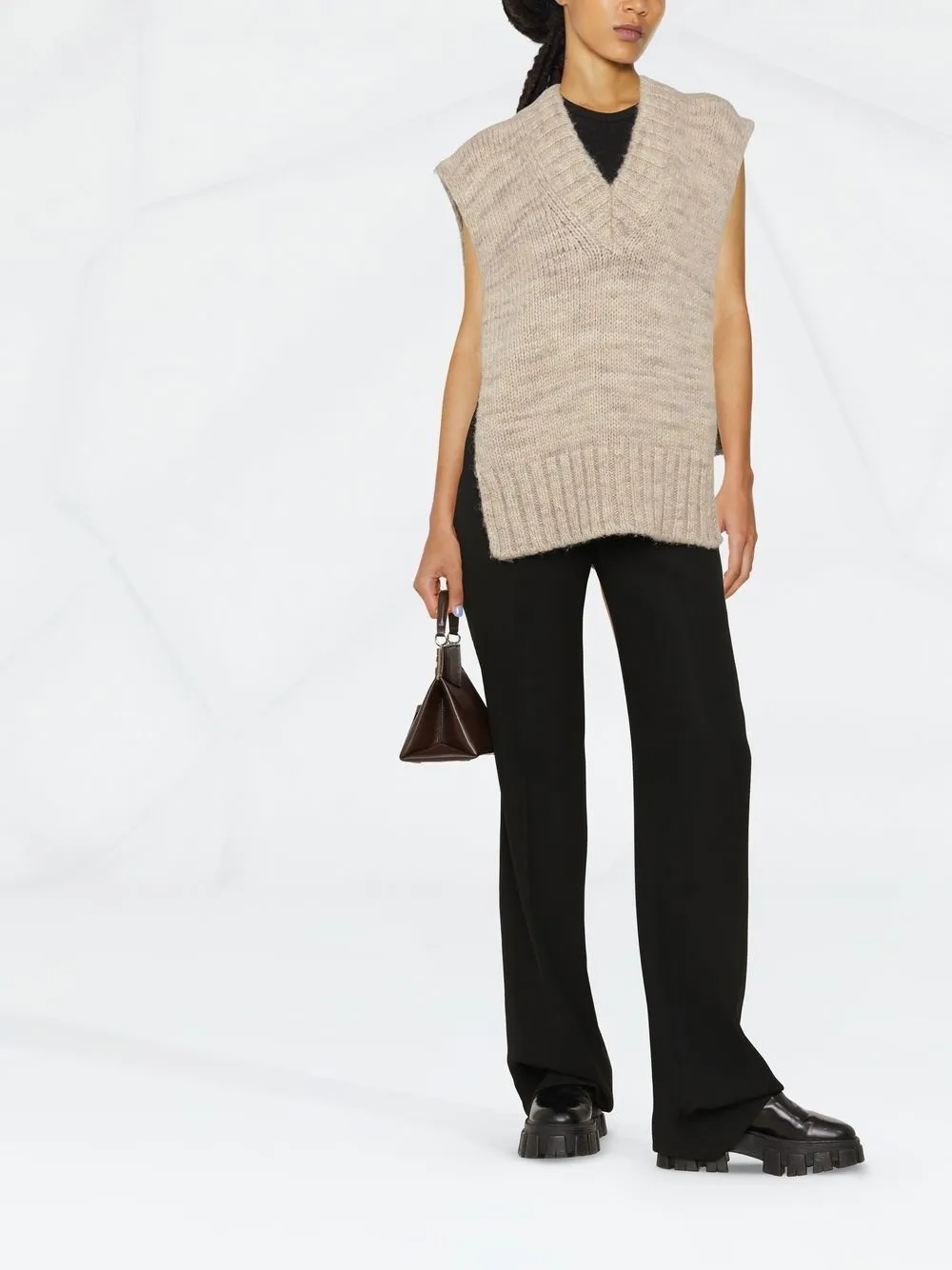 KNITTED VEST sold by Lord & Taylor product image thumbnail 2