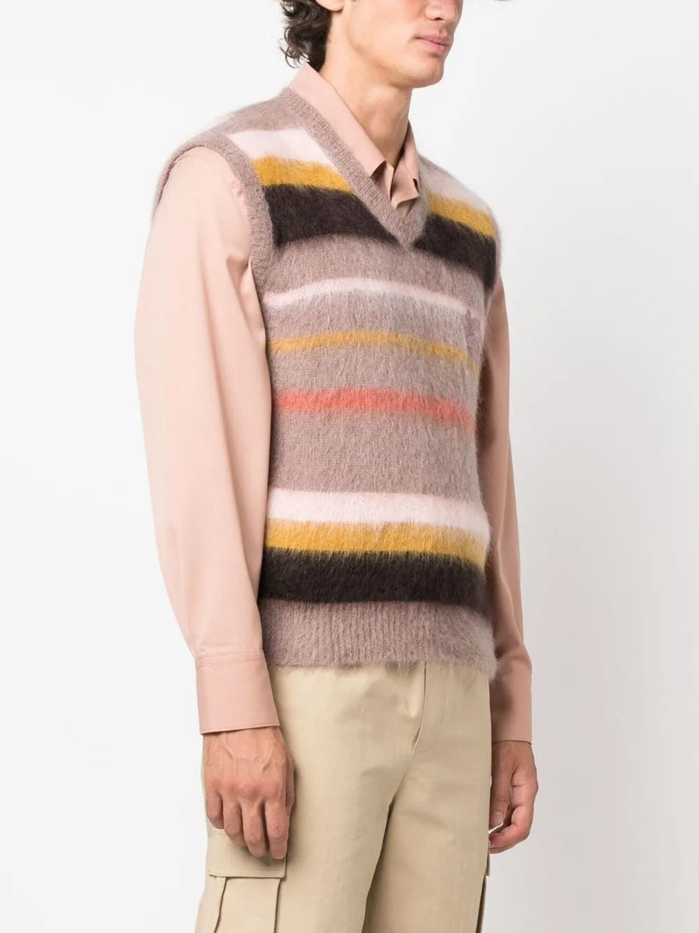 VEST WITH STRIPE PATTERN sold by Lord & Taylor product image thumbnail 5
