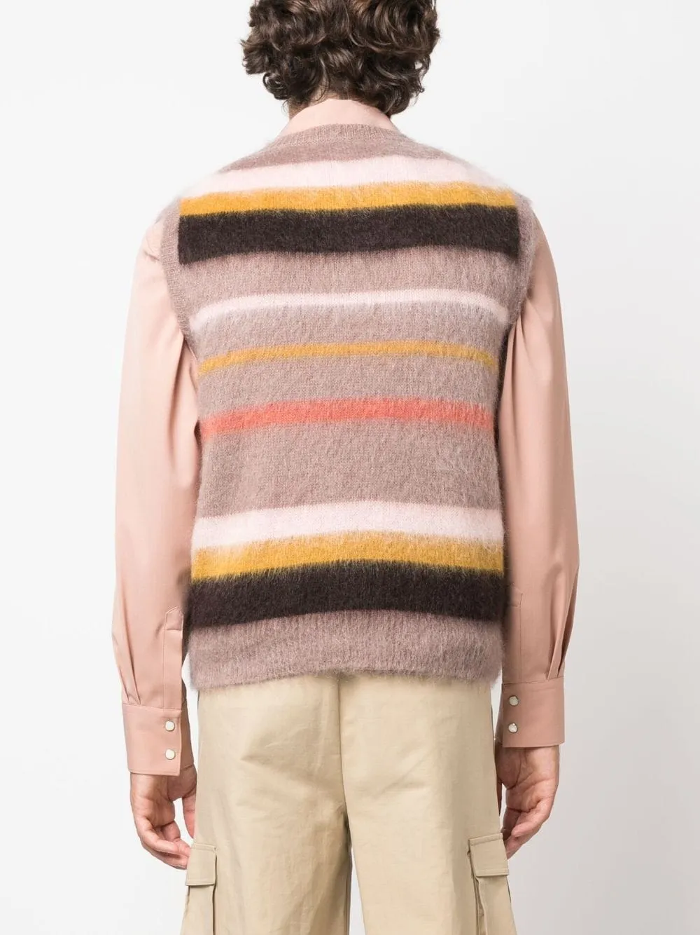 VEST WITH STRIPE PATTERN sold by Lord & Taylor product image thumbnail 3