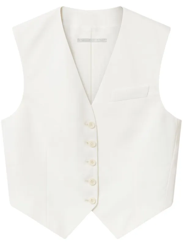 WOOL TAILORING SHORT VEST sold by Lord & Taylor