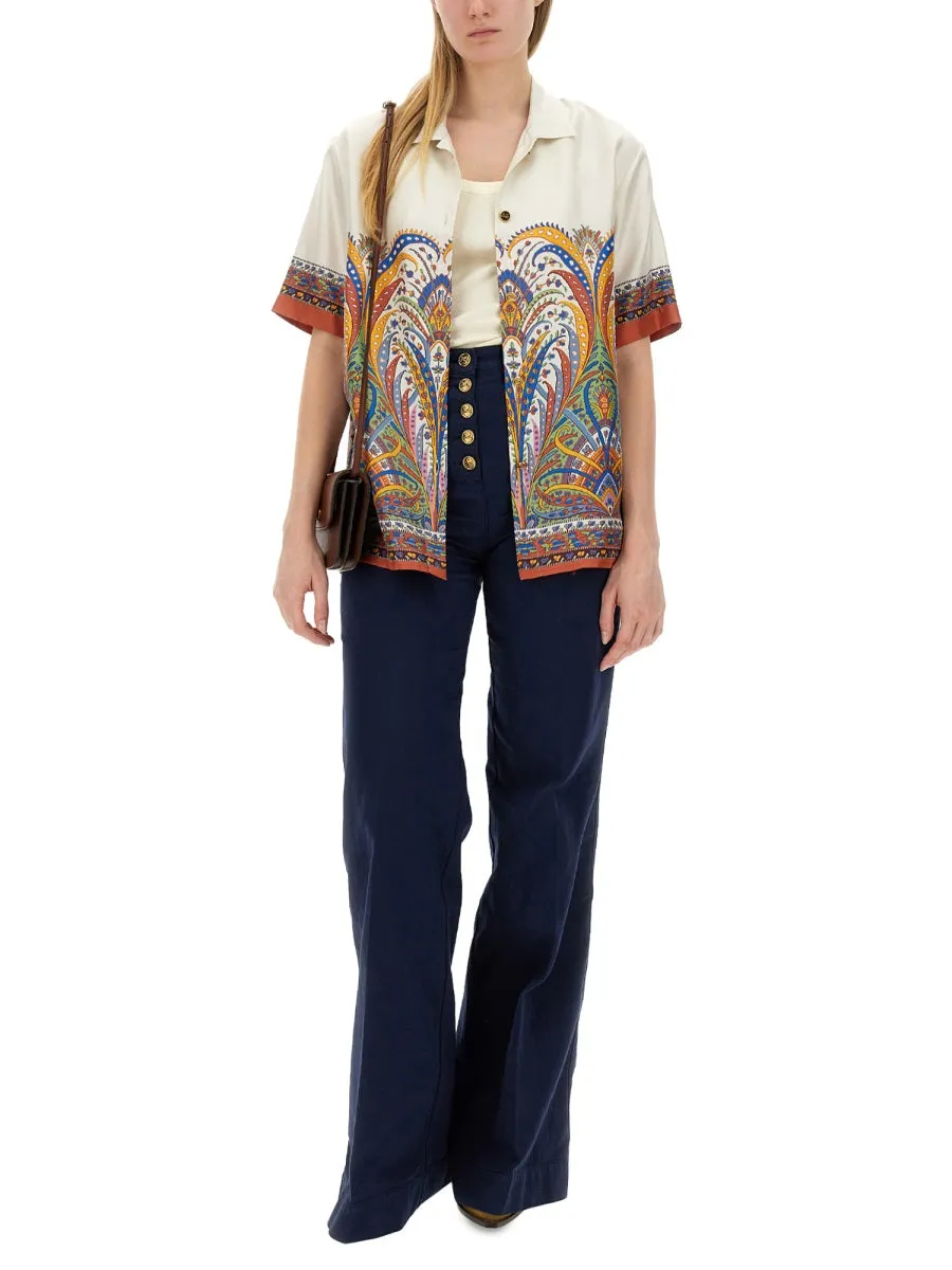PRINTED SILK SHIRT sold by Lord & Taylor product image thumbnail 2