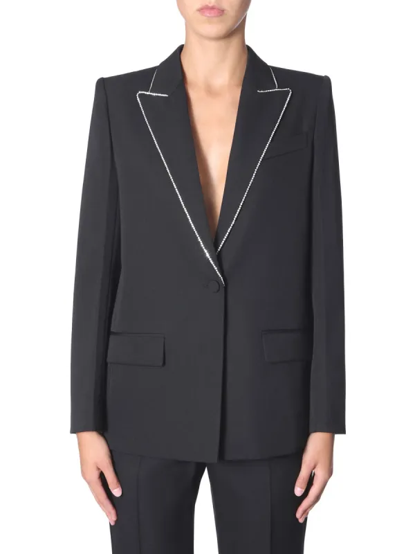 WOOL BLAZER WITH STRASS sold by Lord & Taylor