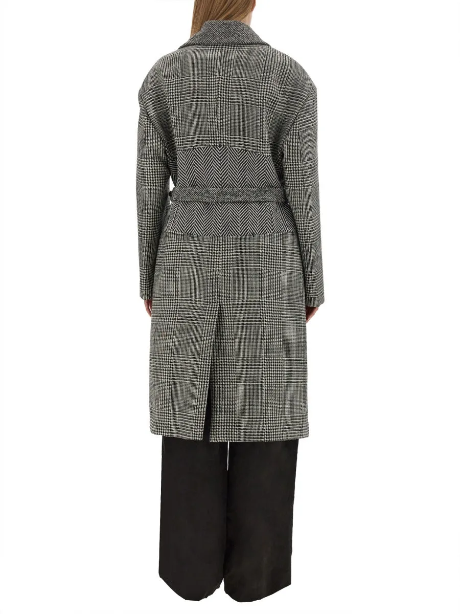 WOOL PATCHWORK COAT sold by Lord & Taylor product image thumbnail 3