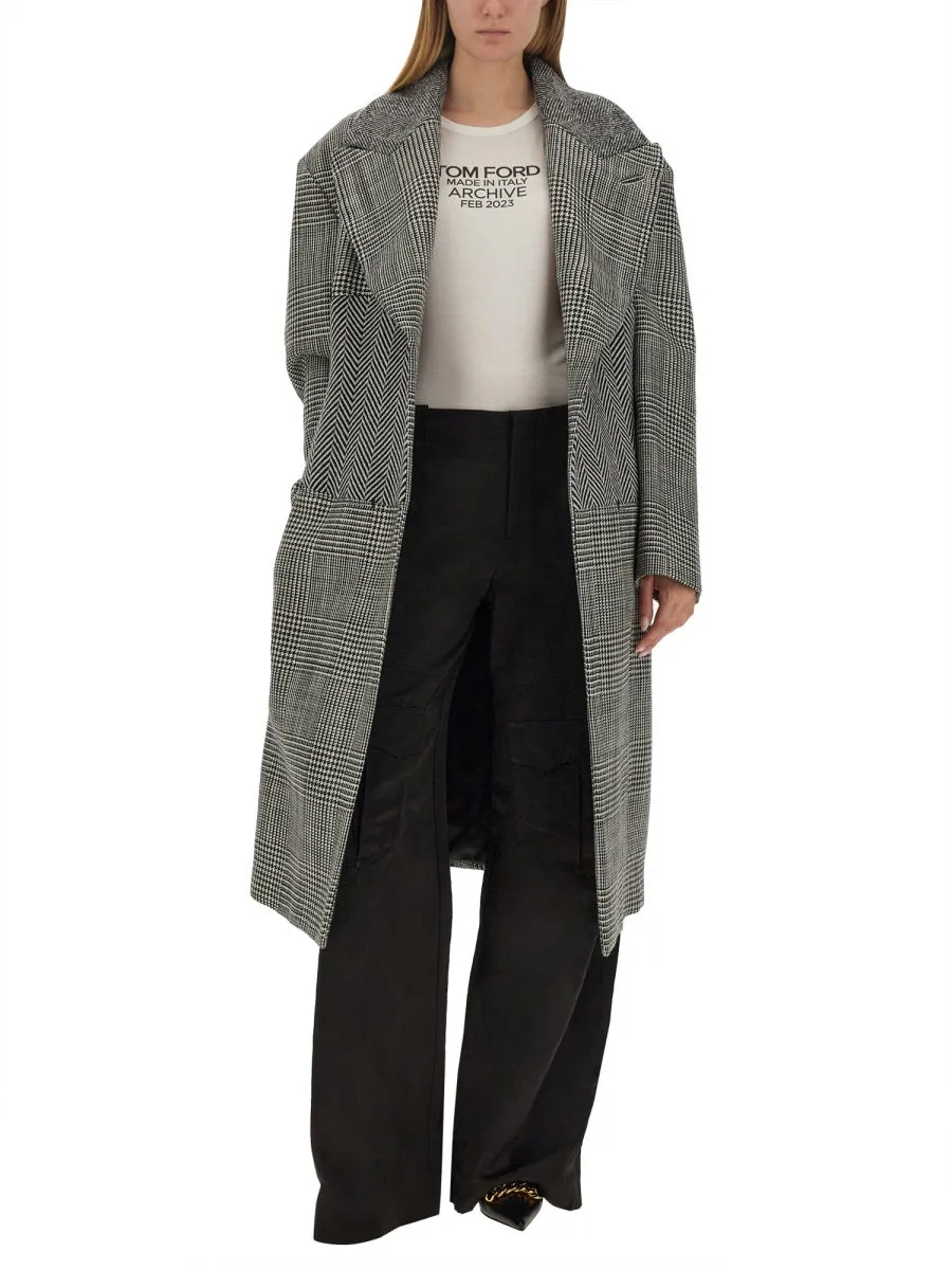 WOOL PATCHWORK COAT sold by Lord & Taylor product image thumbnail 2