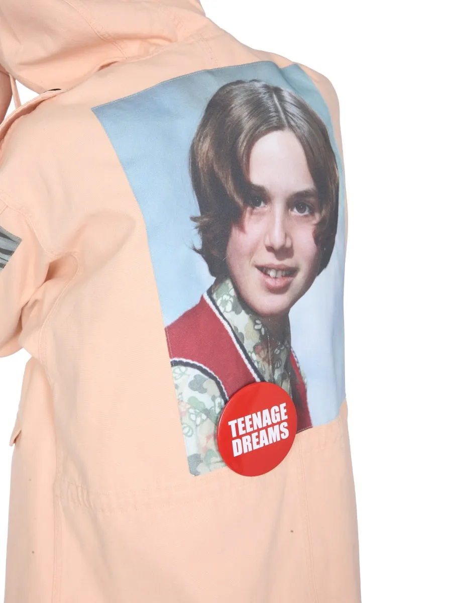 PARKA WITH LOGO PATCH sold by Lord & Taylor product image thumbnail 4