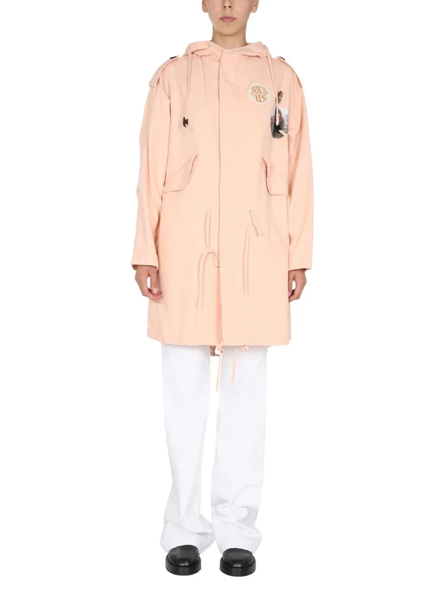 PARKA WITH LOGO PATCH sold by Lord & Taylor
