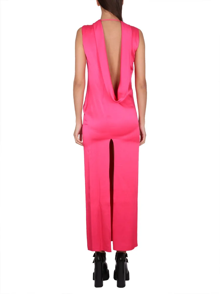 LONG DRESS WITH RING NECKLINE sold by Lord & Taylor product image thumbnail 3