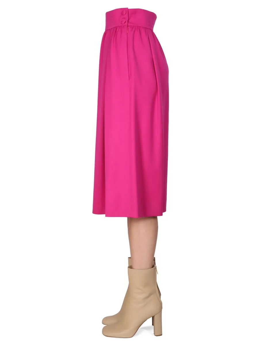 FLARED MIDI SKIRT sold by Lord & Taylor product image thumbnail 3