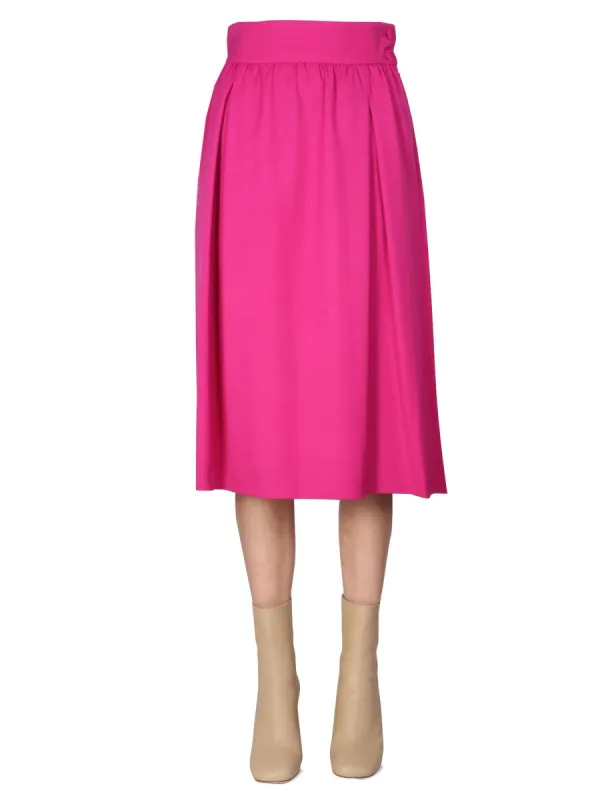 FLARED MIDI SKIRT sold by Lord & Taylor