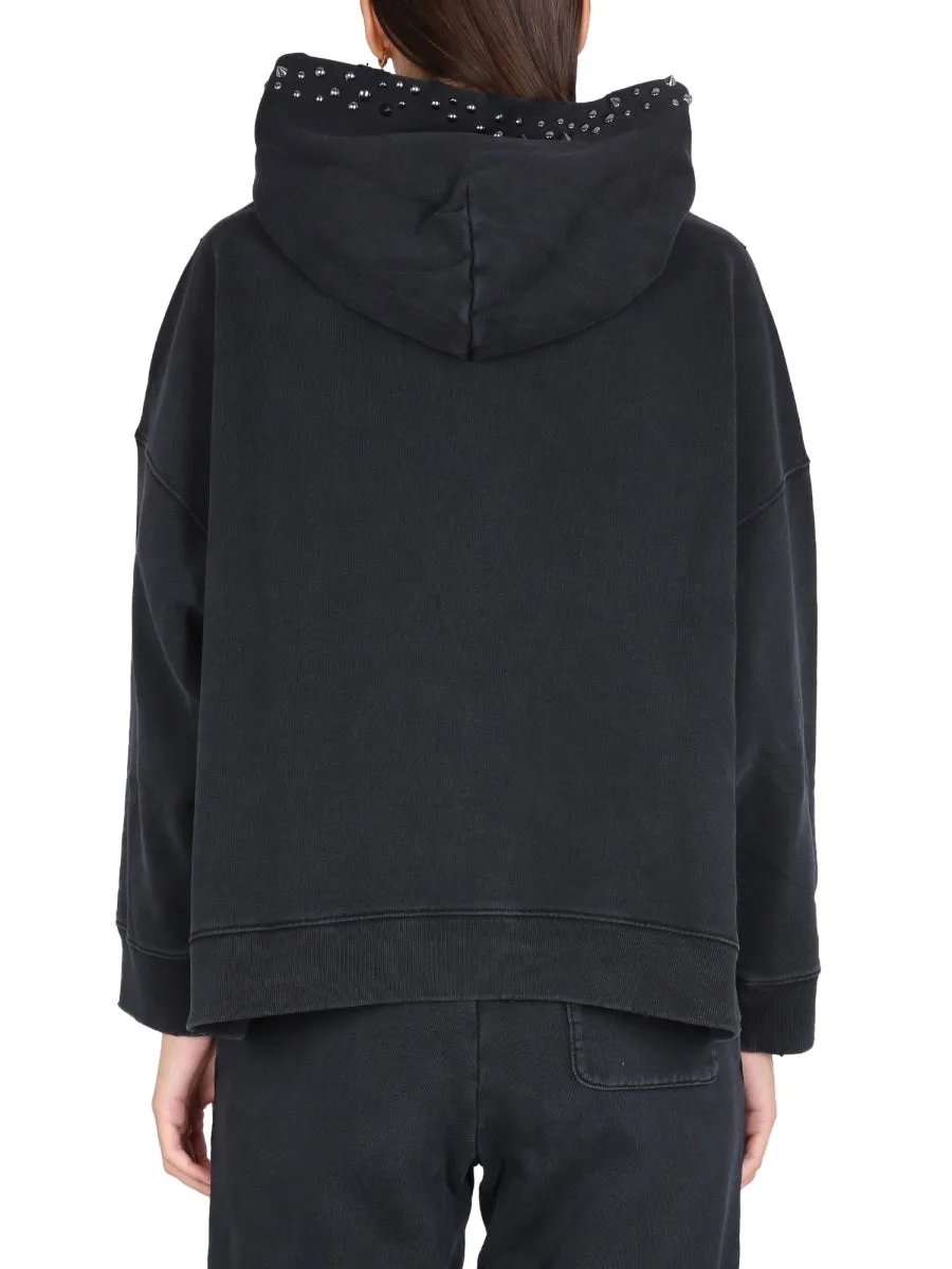 SWEATSHIRT WITH STUDS sold by Lord & Taylor product image thumbnail 3