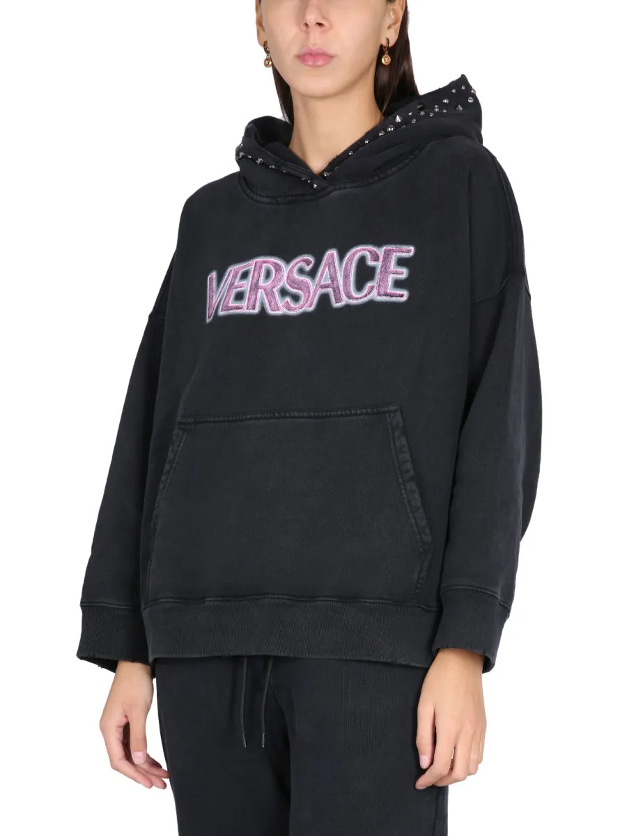 SWEATSHIRT WITH STUDS sold by Lord & Taylor product image thumbnail 4