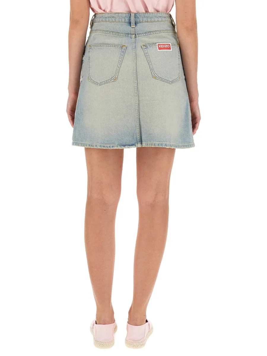 DENIM SKIRT sold by Lord & Taylor product image thumbnail 3