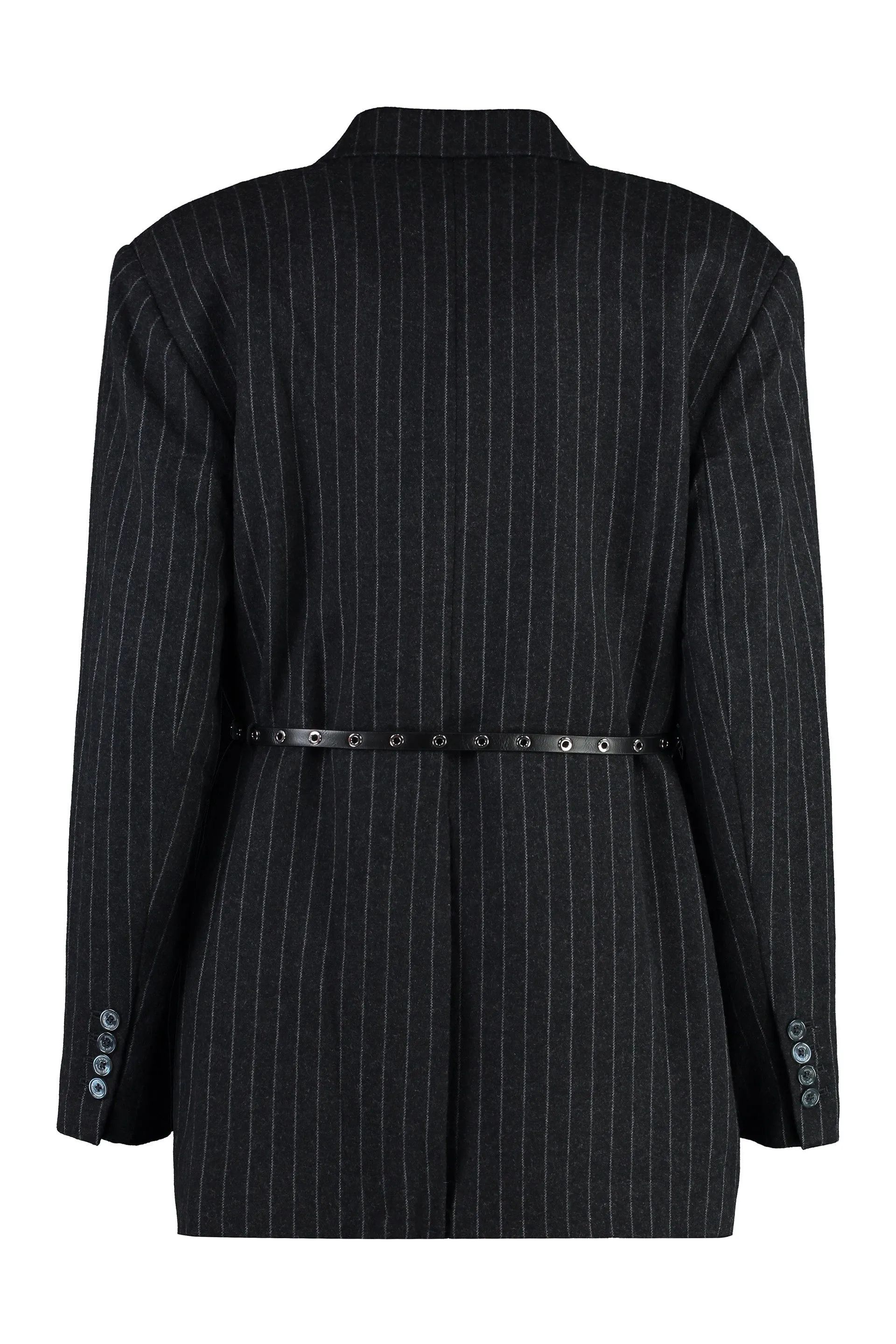 PINSTRIPE DOUBLE BREASTED BLAZER sold by Lord & Taylor product image thumbnail 2