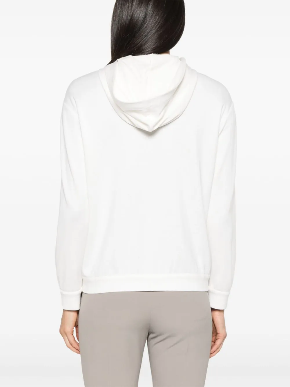COTTON AND SILK BLEND HOODIE sold by Lord & Taylor product image thumbnail 2