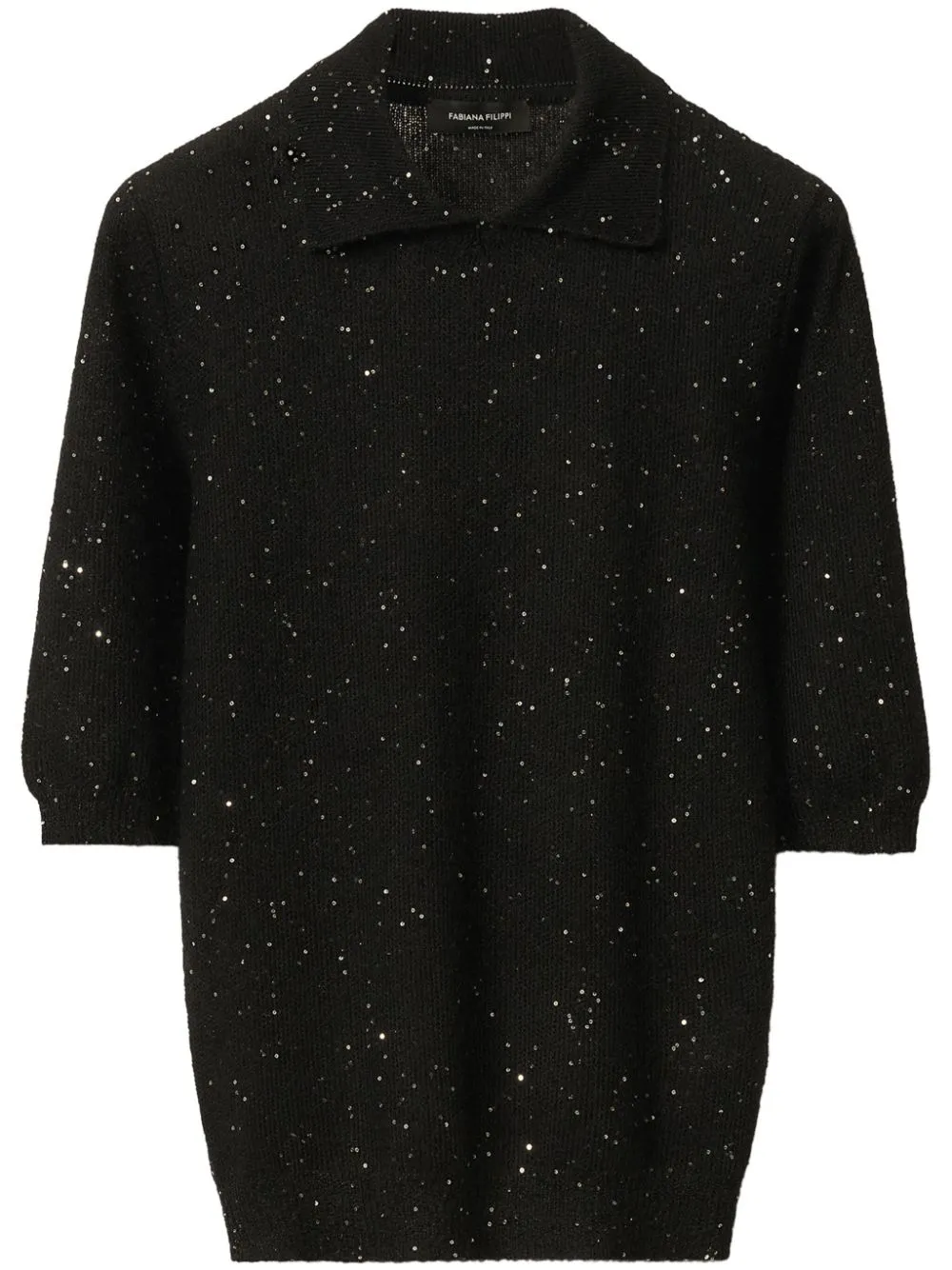 SEQUINED WOOL POLO SHIRT sold by Lord & Taylor