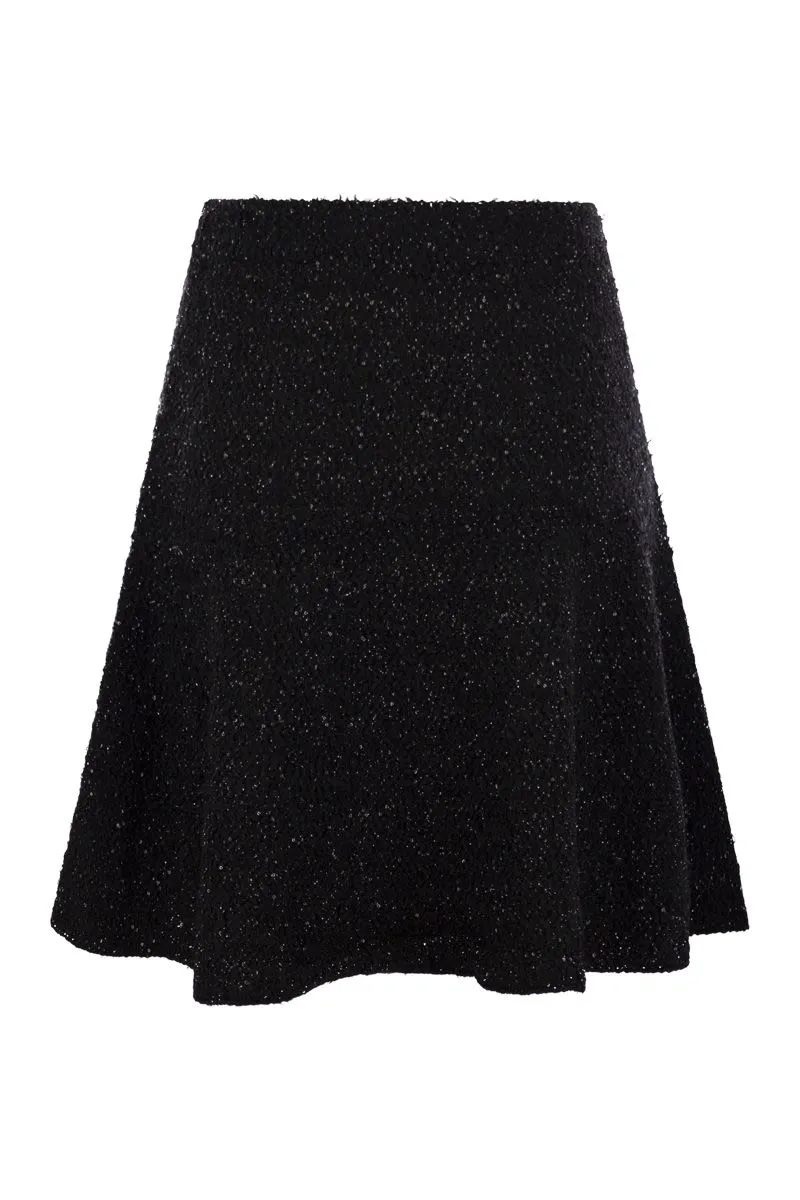 TWEED EFFECT FLARED SKIRT sold by Lord & Taylor product image thumbnail 2