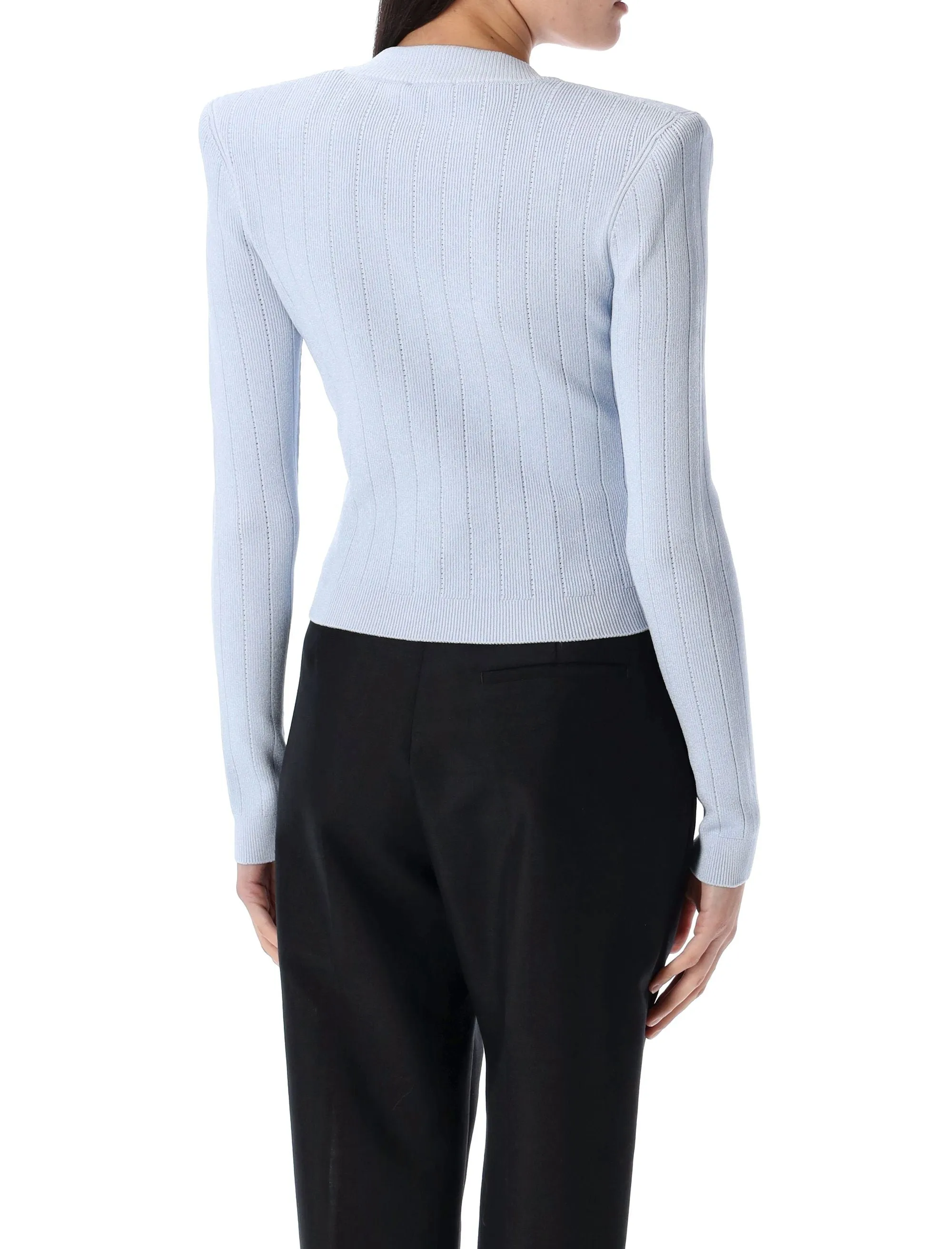 GOLD BUTTONS KNIT CARDIGAN sold by Lord & Taylor product image thumbnail 2