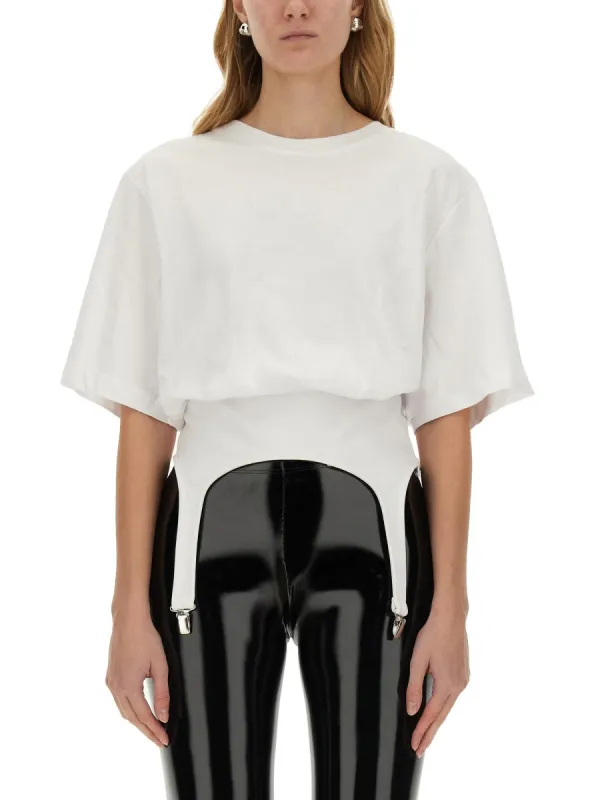 T-SHIRT WITH SUSPENDERS made by Fiorucci