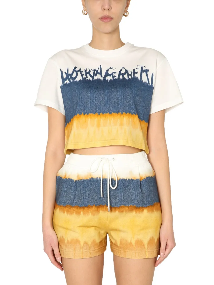 CROPPED PRINTED T-SHIRT sold by Lord & Taylor