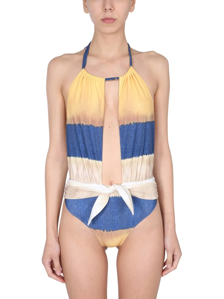 ONE PIECE SWIMSUIT WITH TIE DYE PRINT sold by Lord & Taylor product image thumbnail 3