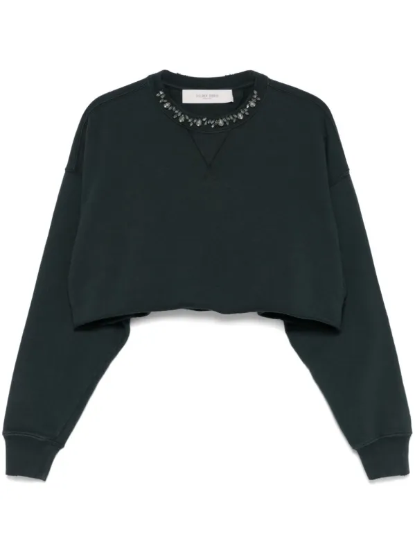 ORGANIC COTTON CROPPED SWEATSHIRT sold by Lord & Taylor