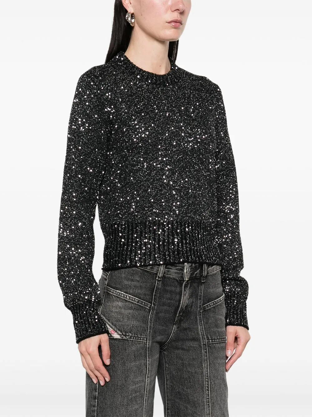 SEQUINED WOOL BLEND JUMPER sold by Lord & Taylor product image thumbnail 3