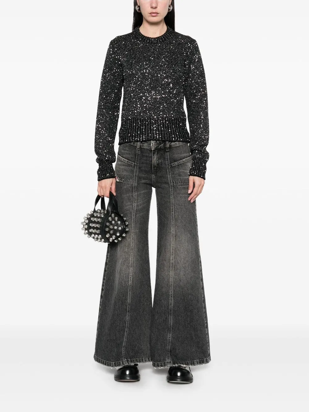 SEQUINED WOOL BLEND JUMPER sold by Lord & Taylor product image thumbnail 2