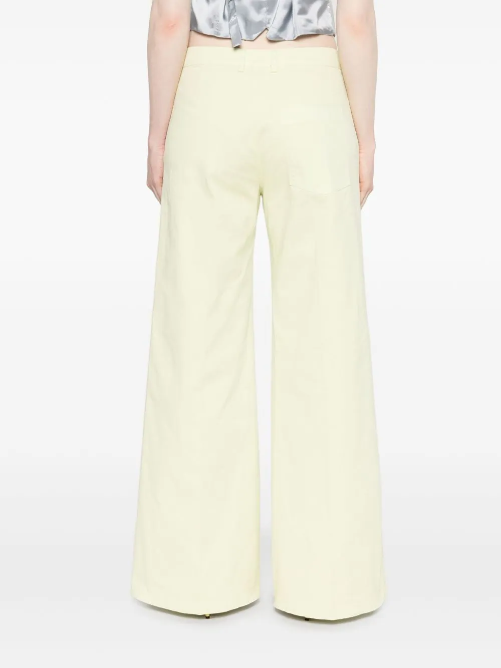 COTTON WIDE-LEG TROUSERS sold by Lord & Taylor product image thumbnail 5