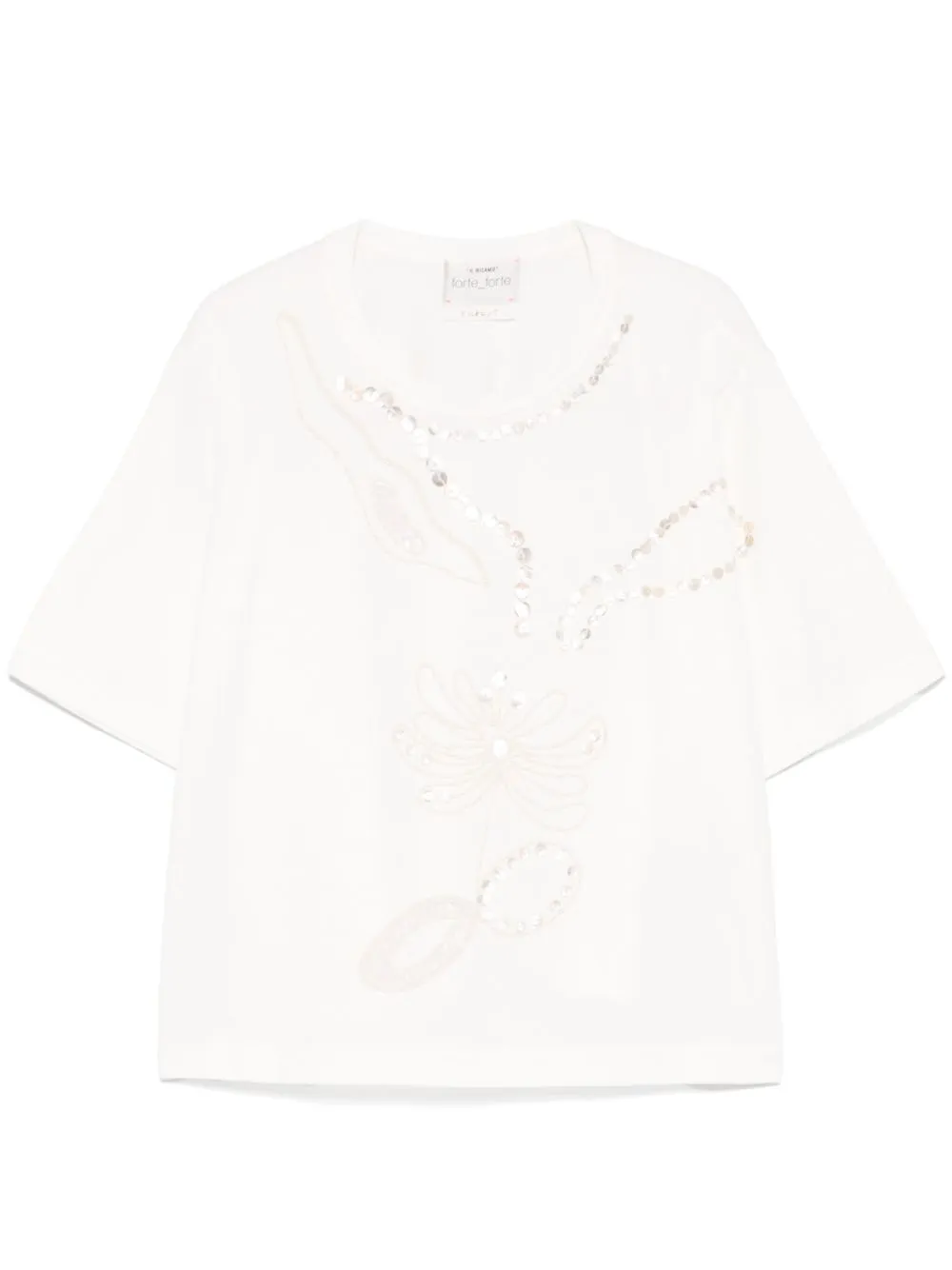 EMBROIDERED COTTON T-SHIRT sold by Lord & Taylor