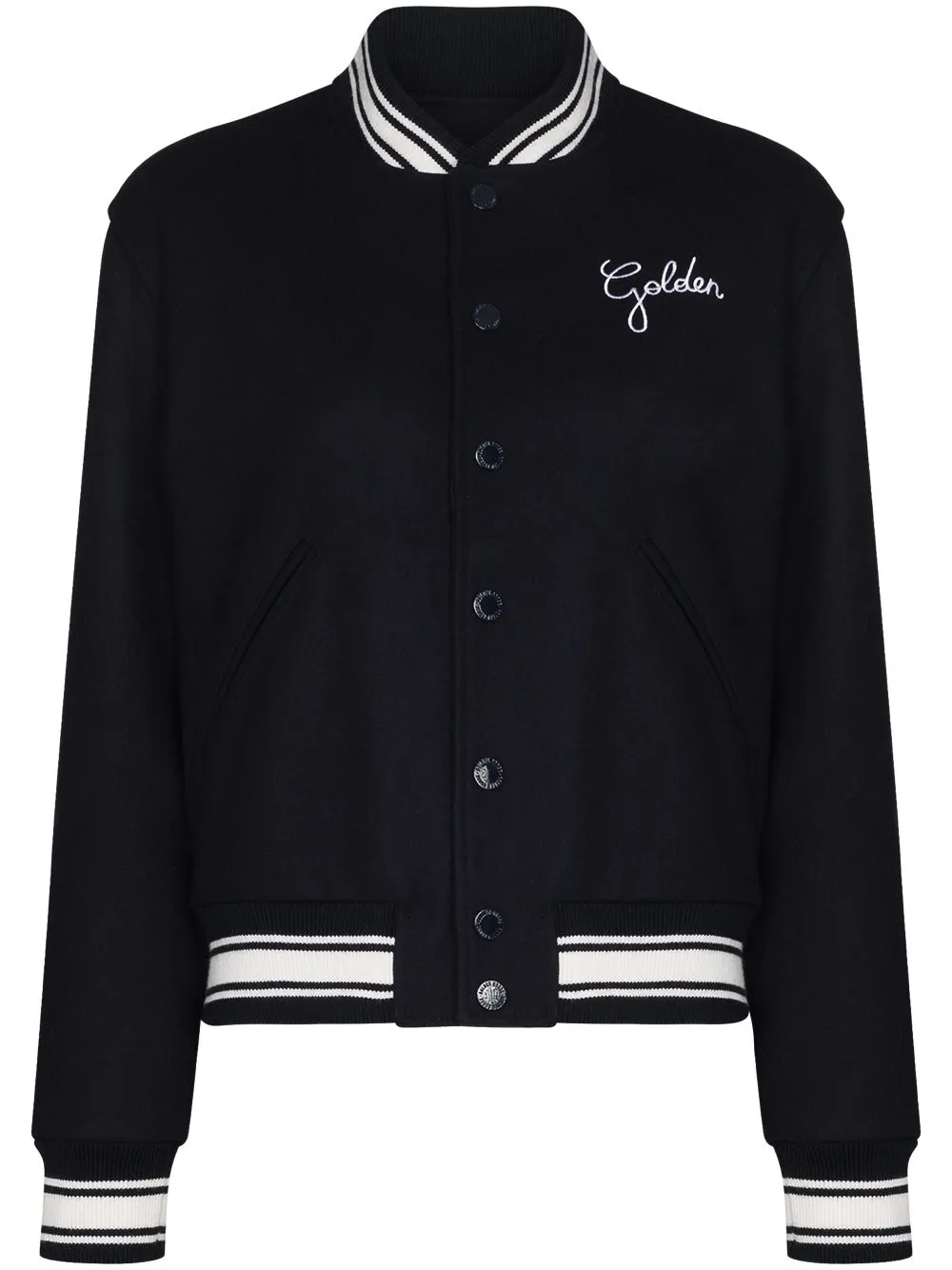 LOGO WOOL BOMBER JACKET sold by Lord & Taylor