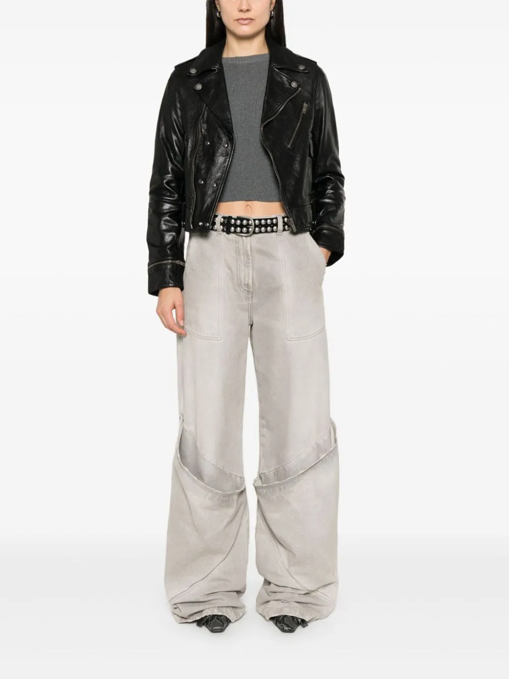 LEATHER JACKET sold by Lord & Taylor product image thumbnail 5
