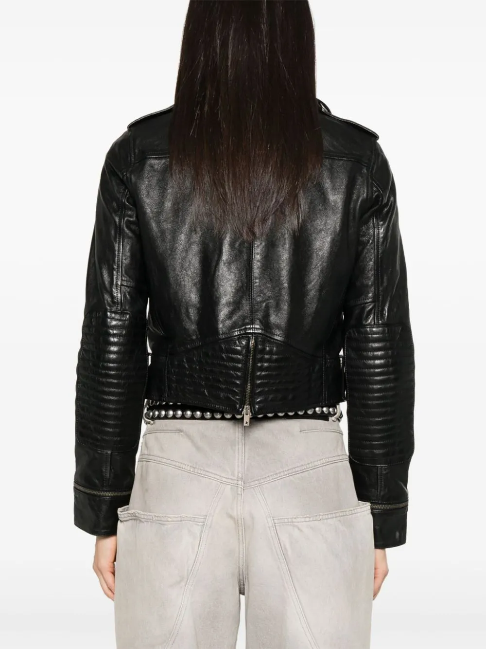 LEATHER JACKET sold by Lord & Taylor product image thumbnail 4