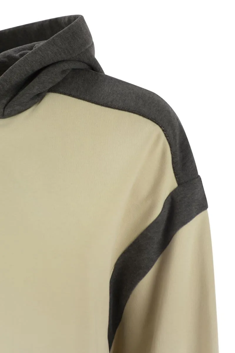 SMOOTH COTTON FLEECE TOPWEAR WITH ZIP, HOOD AND SHINY TRIM sold by Lord & Taylor product image thumbnail 4