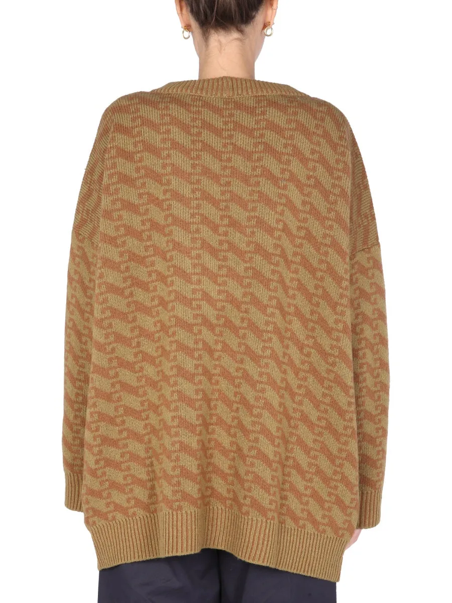 V-NECK JACQUARD SWEATER sold by Lord & Taylor product image thumbnail 3