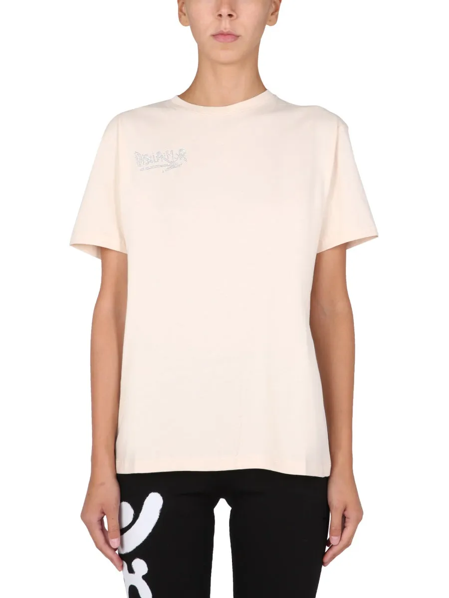 T-SHIRT WITH CRYSTAL LOGO sold by Lord & Taylor