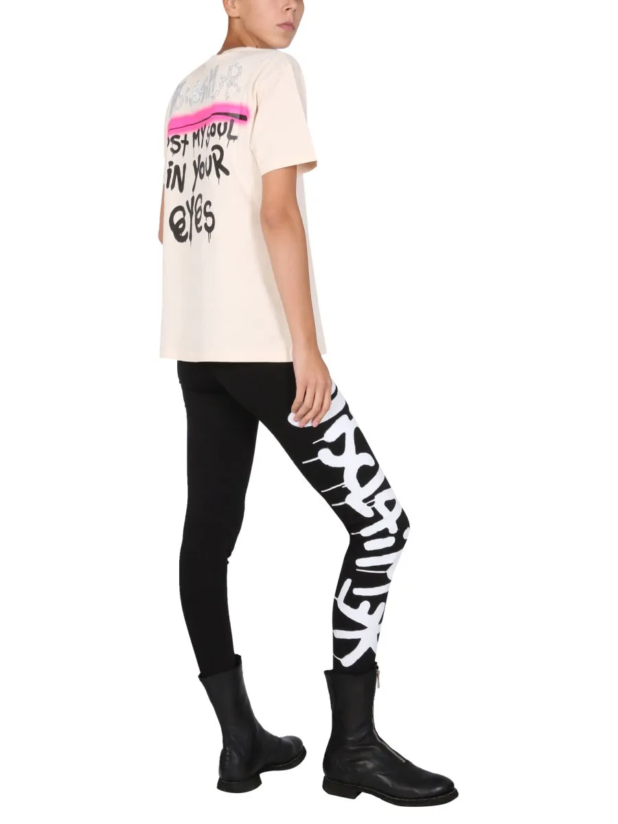 T-SHIRT WITH CRYSTAL LOGO sold by Lord & Taylor product image thumbnail 2