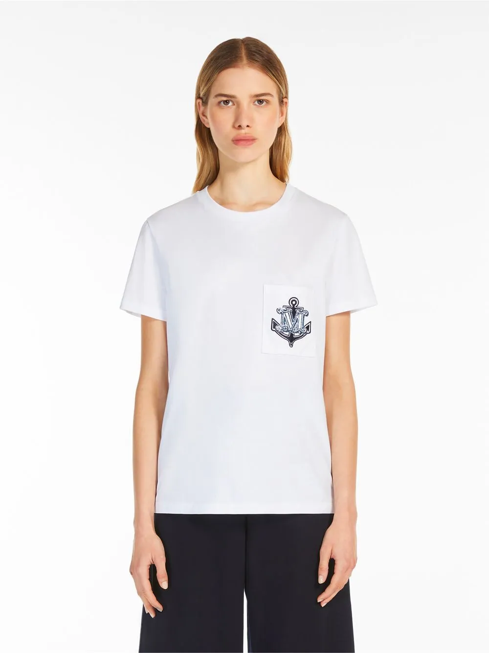 JERSEY T-SHIRT WITH EMBROIDERY sold by Lord & Taylor product image thumbnail 2
