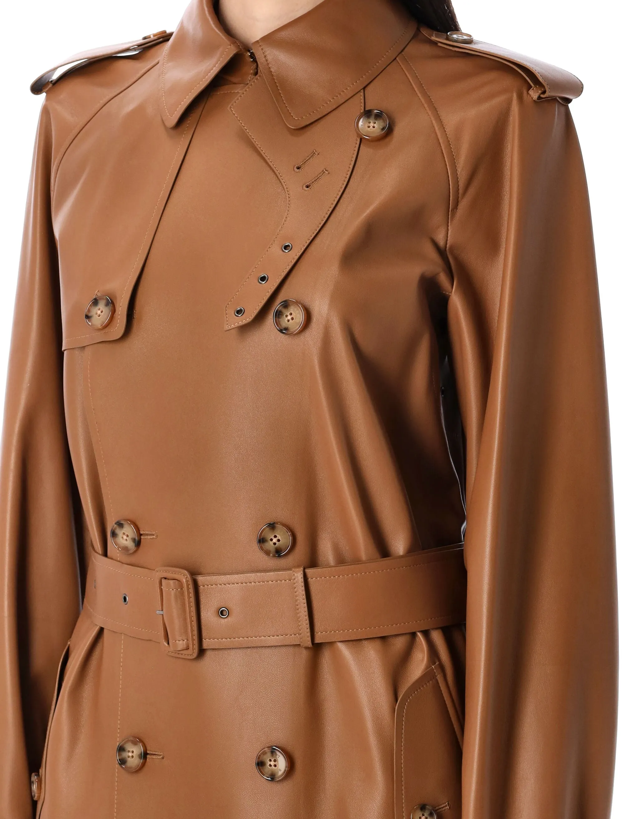 NILES LAMBSKIN TRENCH COAT sold by Lord & Taylor product image thumbnail 3