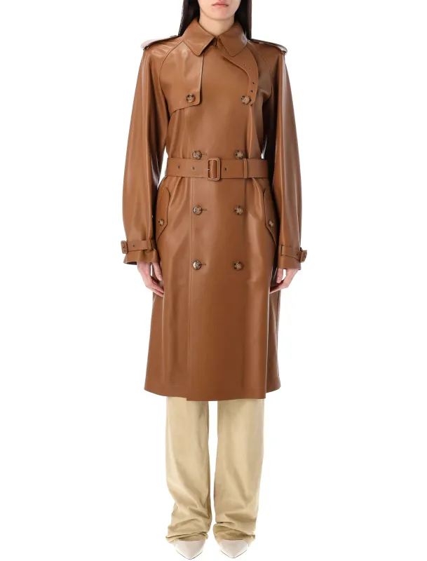 NILES LAMBSKIN TRENCH COAT sold by Lord & Taylor