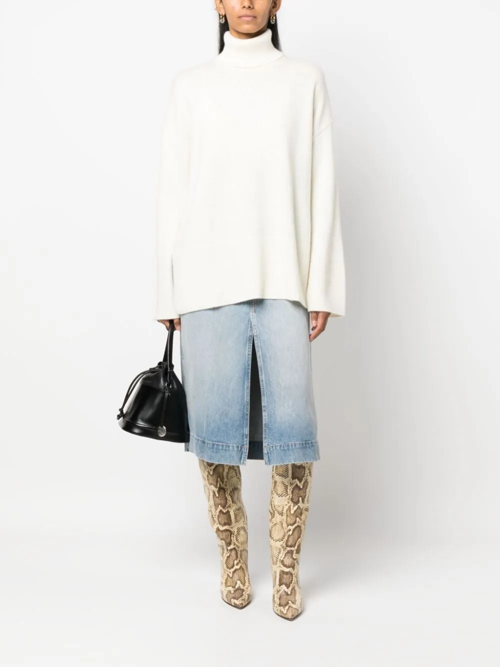 TURTLE NECK LONG SWEATER sold by Lord & Taylor product image thumbnail 2