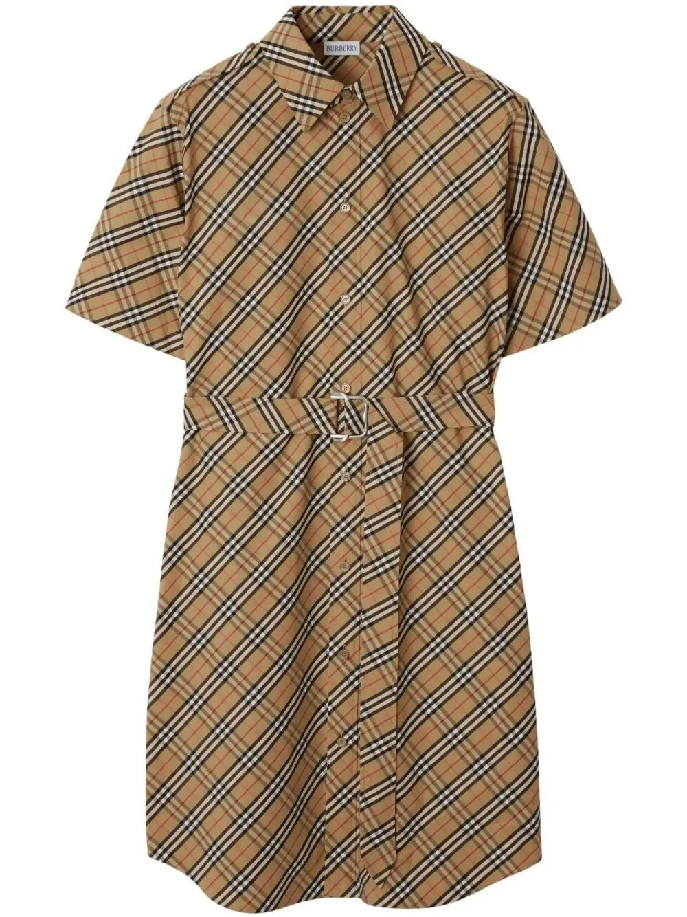 CHECK COTTON SHIRT DRESS sold by Lord & Taylor