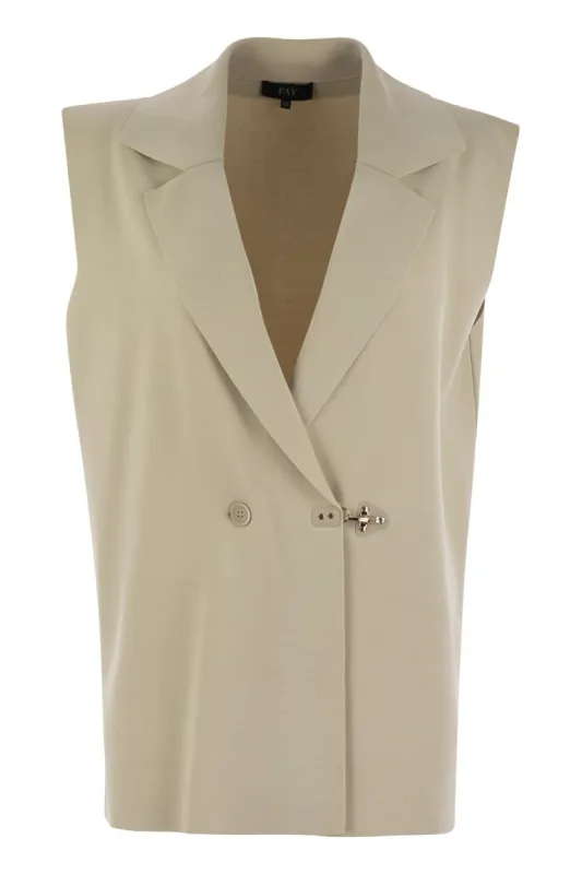 TECHNICAL VISCOSE KNITTED VEST sold by Lord & Taylor