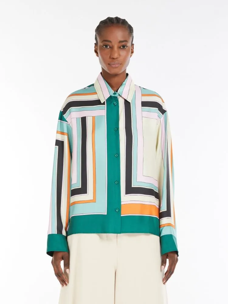 FORMIA - PRINTED SILK TWILL SHIRT sold by Lord & Taylor product image thumbnail 2