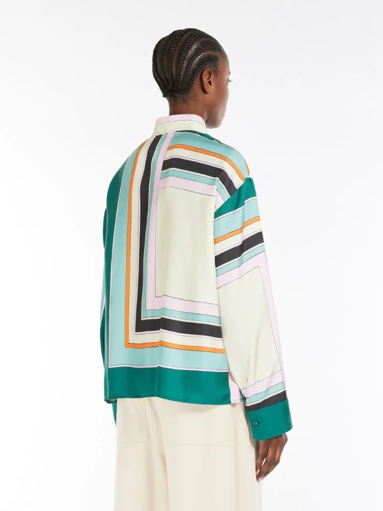 FORMIA - PRINTED SILK TWILL SHIRT sold by Lord & Taylor product image thumbnail 3