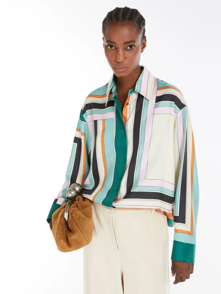 FORMIA - PRINTED SILK TWILL SHIRT sold by Lord & Taylor product image thumbnail 4